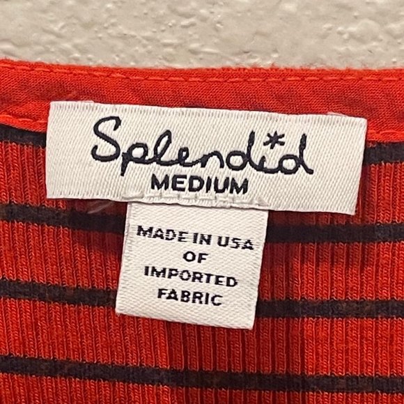 SPLENDID Red Striped Bodycon Casual Maxi Dress - Picture 3 of 4